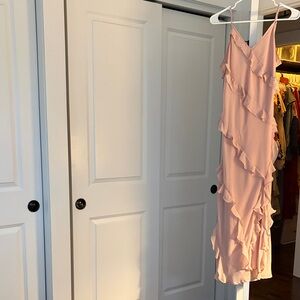 a new day Pink Ruffle Slip Dress